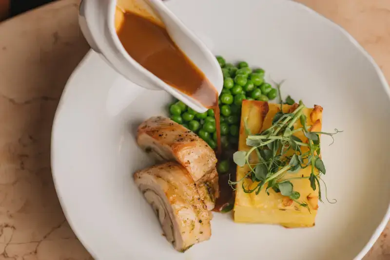 Spring menu in Cafe Savoy